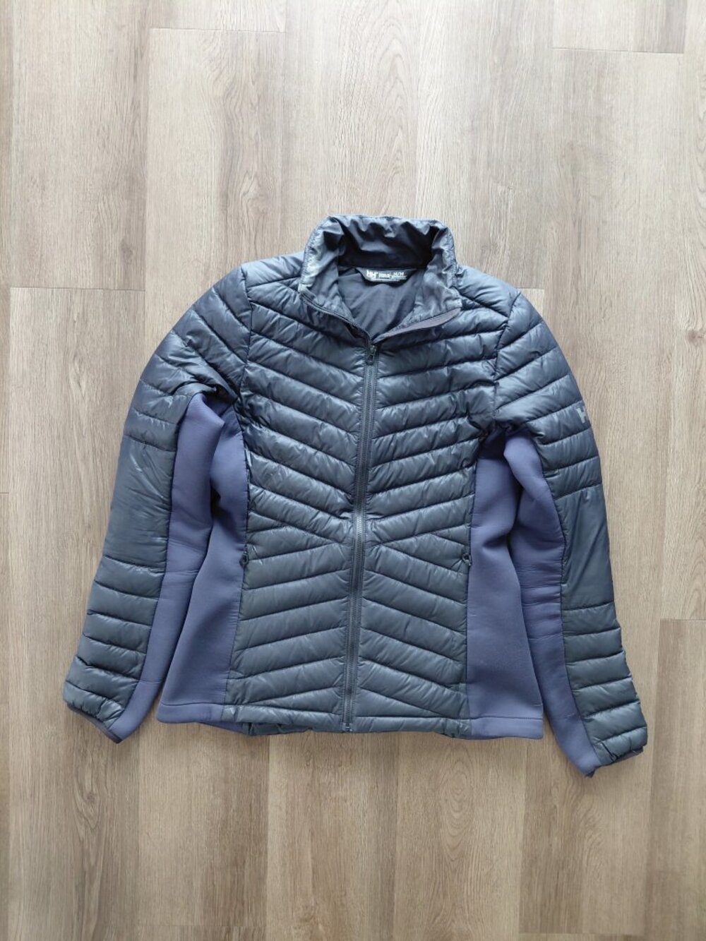 Helly Hansen Goose Feather Puffer Jacket | Women's Medium | Navy & Black